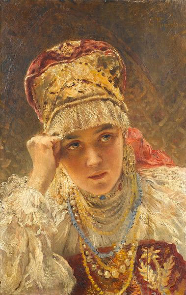 Konstantin Makovsky A young boyarina